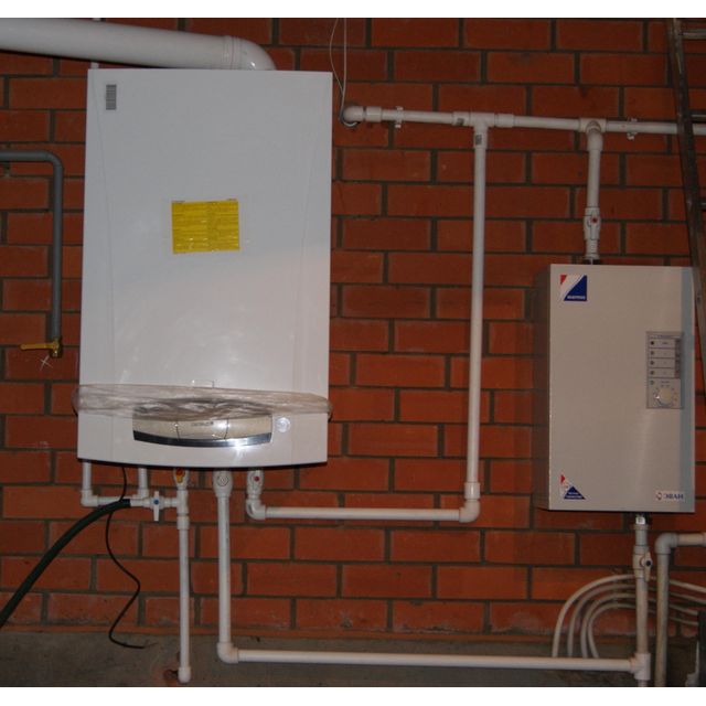 Монтаж газового котла baxi Монтаж газового котла baxi